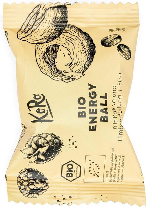 Actual product image KoRo Organic date-based snack ball with sweet raspberry-flavoured filling (Raspberry, 30 g)