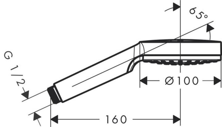 Actual product image hansgrohe Crometta (1 Beam types, 14 l/min)