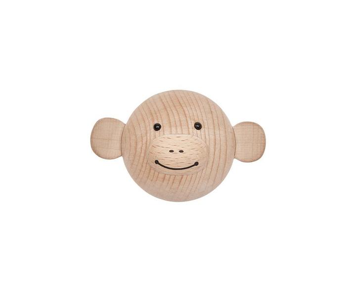 Image du produit Oyoy crochet mural Monkey 7 cm, Nature