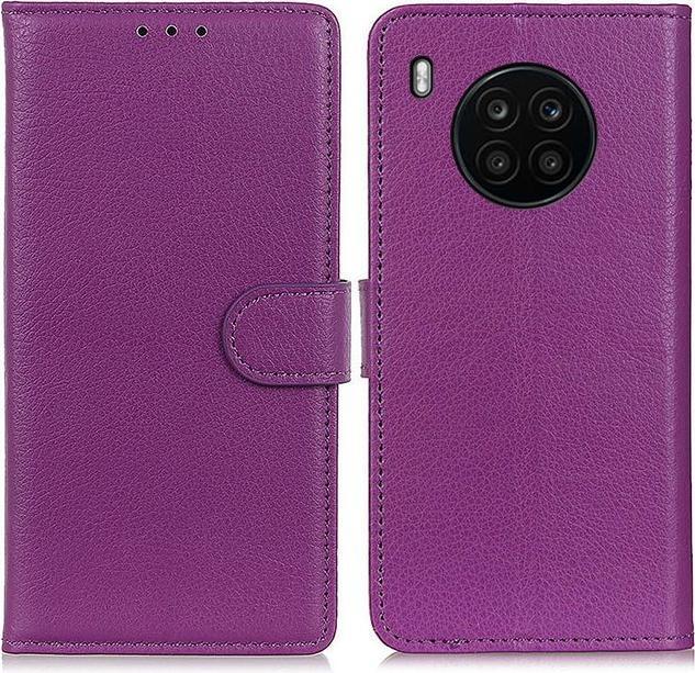 Actual product image MU Classic Litchi Leather Bookcover Series (Honor 50 Lite, Huawei Nova 8i)