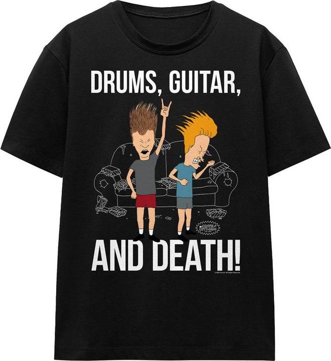 Produktbild Universal Textiles Drums Guitar & Death TShirt (S)