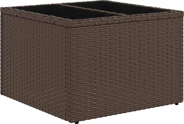 Produktbild VidaXL Gartenmöbel Sofa Garnitur Lounge Sitzgruppe 7-tlg. Braun Poly Rattan