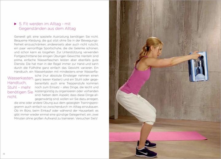 Produktbild Fit im Alltag + DVD. Personal Training für Ausdauer, Kraft, Schnelligkeit und Koordinat (Deutsch, Hannah Fühler, 2021)