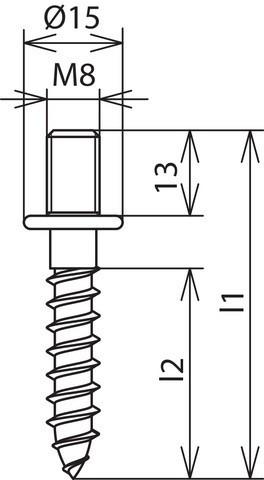 Produktbild Dehn Holzschraube (1 Schrauben pro Stück)