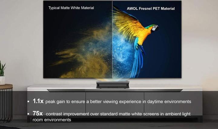 Actual product image AWOL Vision Daylight ALR (100", 16:9)