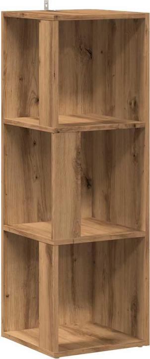 Produktbild VidaXL Eckregal Artisan-Eiche 33x33x100 cm Holzwerkstoff Eckschrank Regal (33 x 33 x 100 cm)
