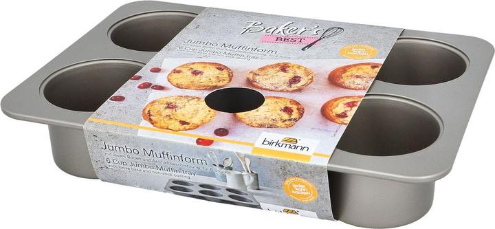 Produktbild Birkmann Jumbo Muffinform mit losem Boden Baker's Best 6er (9 cm)
