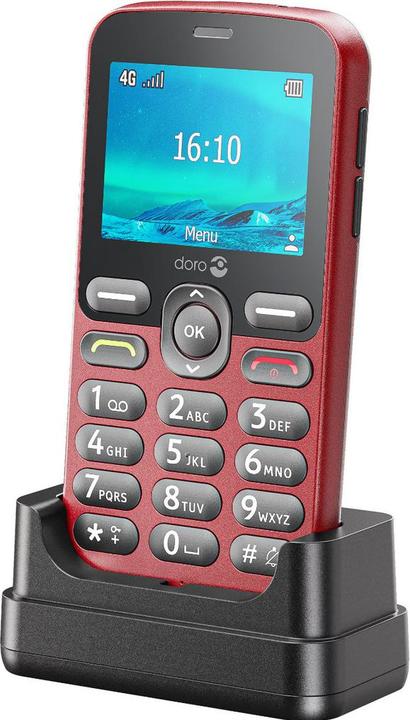 Produktbild Doro 1880 - Blister carton RED (2.40", 0.31 Mpx, 4G)