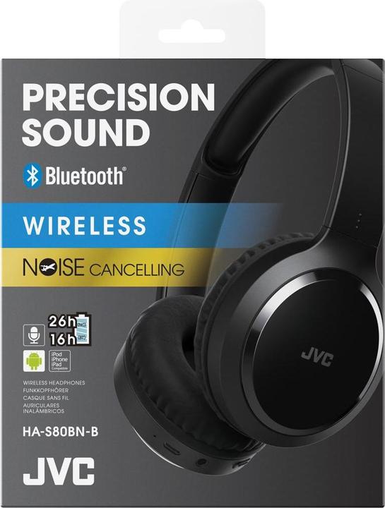 Actual product image JVC HA-S80BN (ANC, 16 h, Cable)