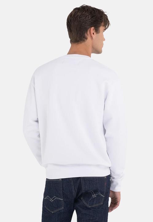 Produktbild Replay Pullover Regular-Fit-Sweatshirt mit Rundhalsausschnit und Logo-Print aus French Terry (XL)