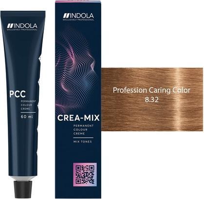 Image du produit Indola Color - Fashion Crème colorante permanente 8.32 blond clair or perlé (8.32 Or blond clair nacré)