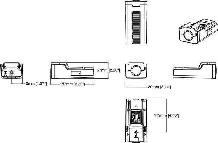 Produktbild Axis P1388-B 1/1.8IN IMAGE (3840 x 2160 Pixels)