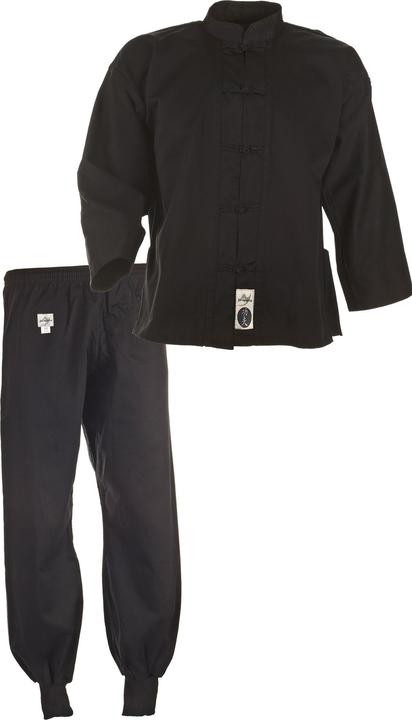 Ju-Sports Kung Fu Anzug schwarz, Cotton