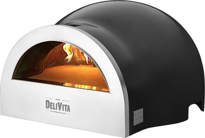 Produktbild Delivita Pizzaofen schwarz (Pizzaofen Holz)