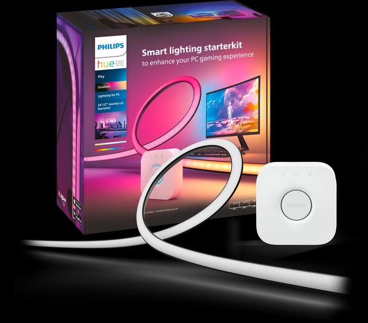 Produktbild Philips Hue Play Gradient inkl. Bridge (Mehrfarbig, 187.50 cm, Indoor)