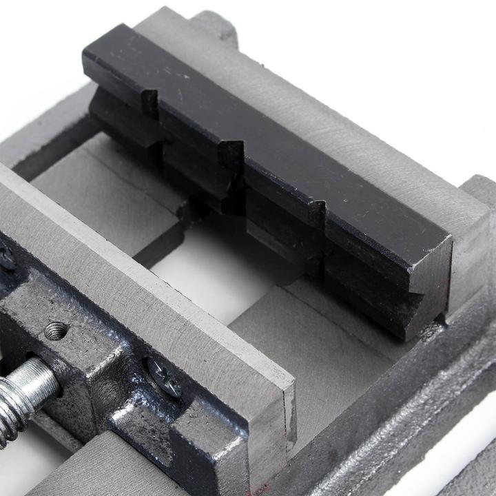 Produktbild Wiltec Maschinenschraubstock 75mm Werkstatt Schraubstock Tischbohrmaschine (75 mm)