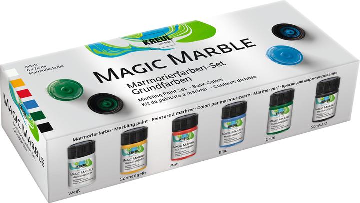 Creativ Company KREUL Magic Marble 20 ml (Mehrfarbig, Hellgelb, Grün, 20 ml)