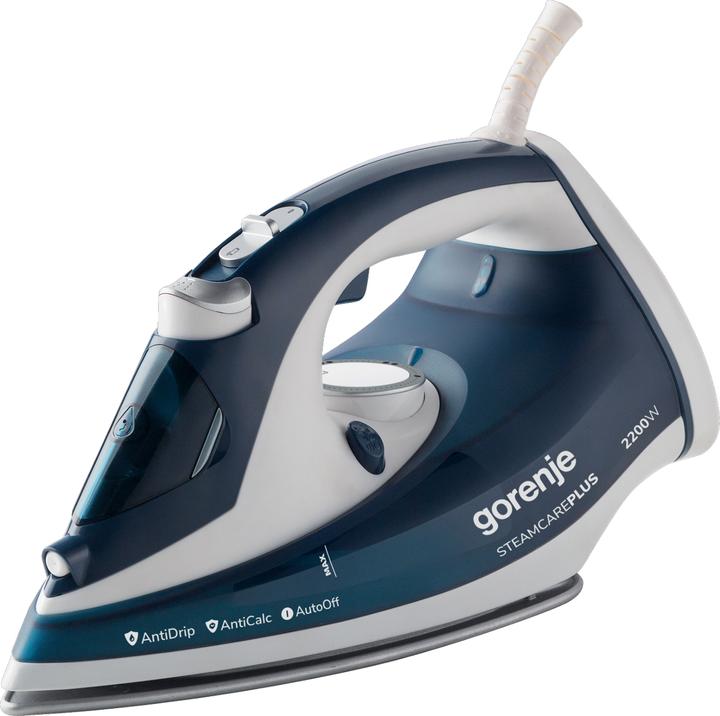 Image du produit Gorenje SIH2200TQC fer Plaque à sole en céramique Bleu (2200 W, 90 g/min)