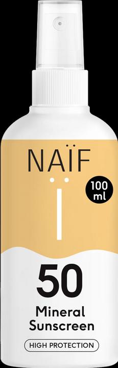 Produktbild Naïf Mineralisches Sonnenschutzspray (Sonnenspray, SPF 50, 100 ml, 133 g)