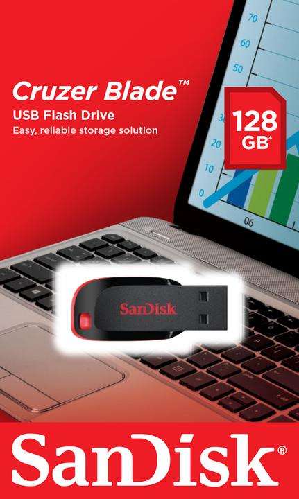 Immagine prodotto SanDisk lama dell'incrociatore (128 GB, USB-A, USB 2.0)
