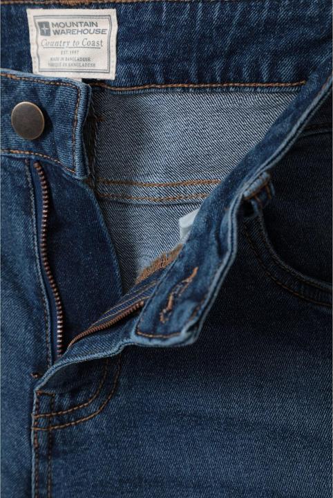 Actual product image Mountain Warehouse Womens/Ladies Turned Up Hem Boyfriend Jeans (42 D)
