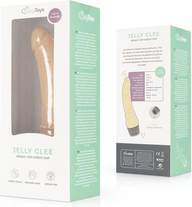 Image du produit Easytoys Jelly Glee - Vibromasseur réaliste