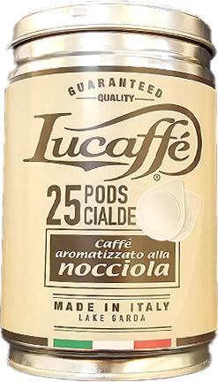 Immagine prodotto Lucaffe Cialde di caffè alla nocciola (25 cialde in barattolo di alluminio) (25 x Porta.)