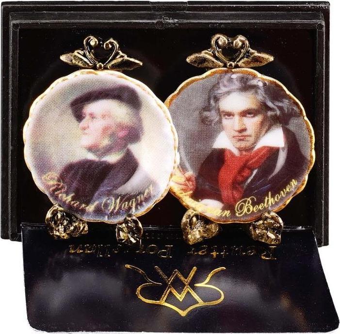 Image du produit Reutter 001.400/2 - Assiette murale "Beethoven/Wagner", miniature