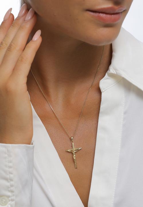 Image du produit Elli mit Kreuz-Anhänger (Argent Sterling, 45 cm)