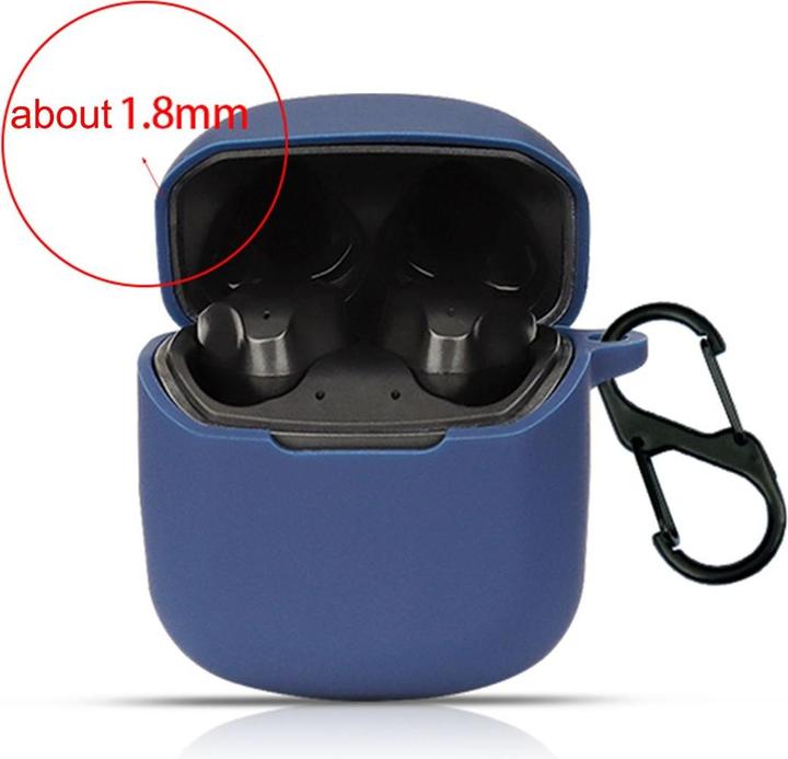 Produktbild König Design Schutz Tasche Hülle für JBL Club Pro+ TWS Case Cover Bumper Etui Schale 360 Grad (Kopfhörer Tasche)