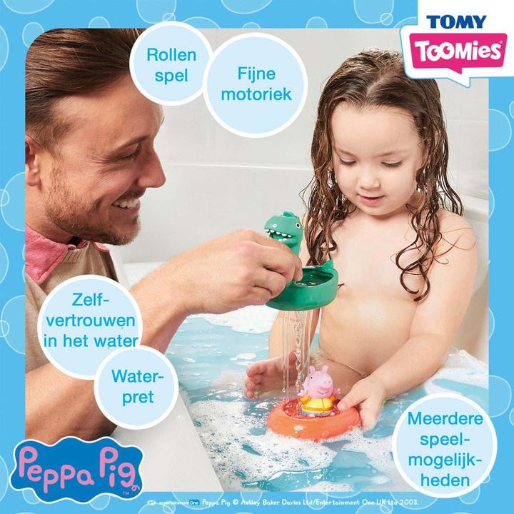 Image du produit Tomy Peppa Pig avec jouet de bain bateau