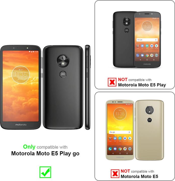 Image du produit Cadorabo TPU Liquid Silicone Case Cover (Motorola Moto E5 Play Go)