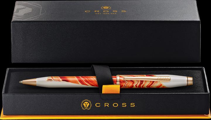 Produktbild Cross Drehkugelschreiber Wanderlust Antelope Canyon Geschenkbox (Orange, Weiss, 1 x)