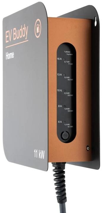 Produktbild Ev Buddy Home - 11kW 7.5m (Typ 2, 11 kW, 16 A, Fest verdrahtet)