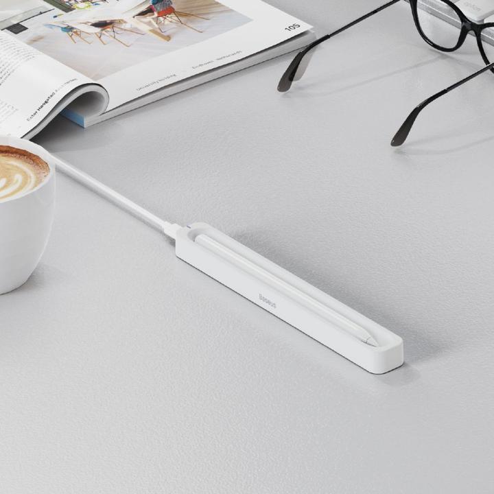Actual product image Baseus Wireless charging case for Smooth Writing Stylus (white)