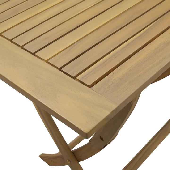 Actual product image VidaXL Folding acacia garden table (55 cm)