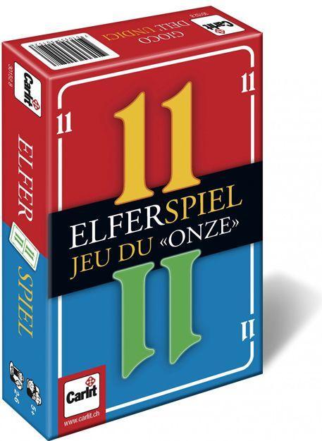 Actual product image Carlit Card game of eleven (German, French, Italian)