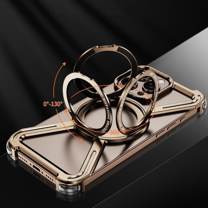 Actual product image Karl Lagerfeld Back panel cover OEM Case TITANIUM Escort for IPHONE 16 desert gold (Apple iPhone 16)