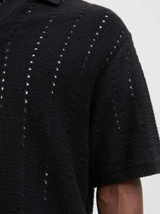 Actual product image Jack & Jones Jorparos Knit Easter Ss Crochet Polo (M)