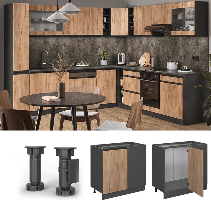 Produktbild Vicco Eckunterschrank R-Line (86 x 60 x 81.5 cm)