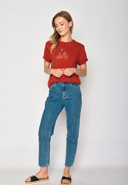 Produktbild Greenbomb Women's Bike Love Stop T-Shirt (M)