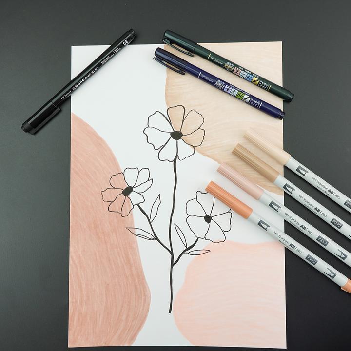 Actual product image Tombow Mono Drawing Pen (Black, 1 x)