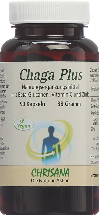 Produktbild Chrisana Chaga Plus Kaps (90 Stück, Kapseln)