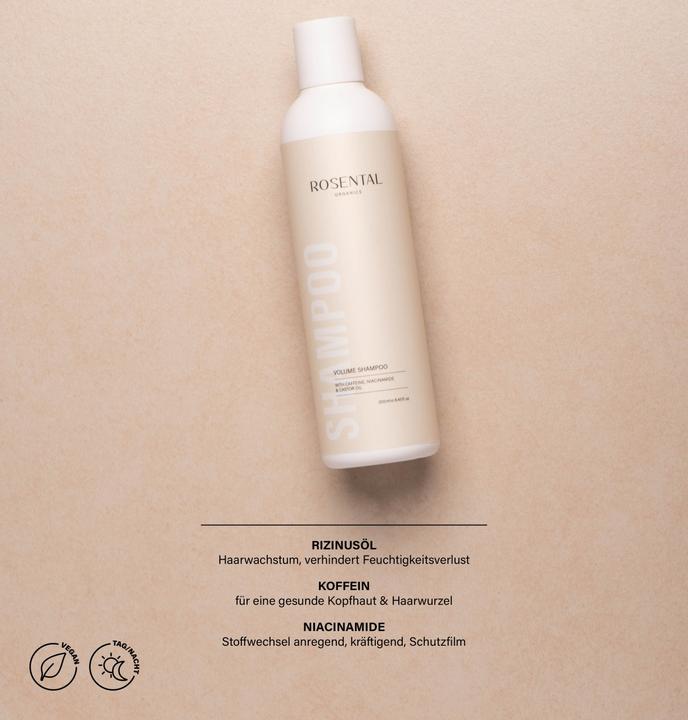 Produktbild Rosental Organics Rosental Hair Care - Volume Shampoo (250 ml, Flüssiges Shampoo)