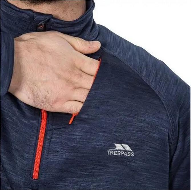 Actual product image Trespass Mens Harold Half Zip Fleece Top (L)