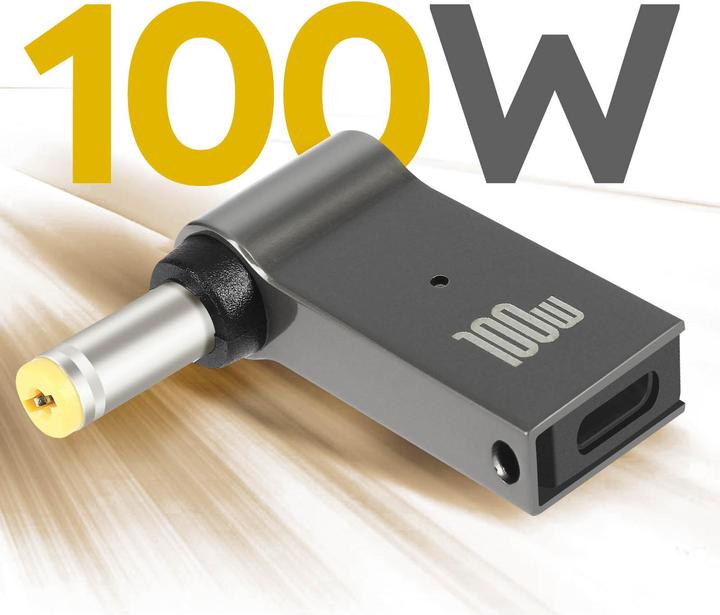 Actual product image Avizar ADA-100W-C028, USB-C / 4.8 x 1.7mm 100W Adapter (USB Type C, USB Type C)