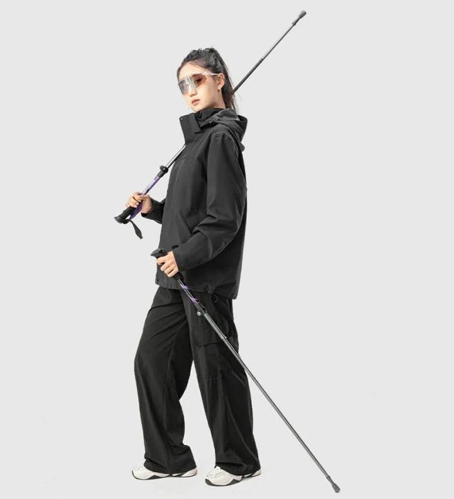 Immagine prodotto Qunature Other goods Nordic Walking Trekking Poles Aluminum 110 - 130 cm - Purple (110 - 130 cm)