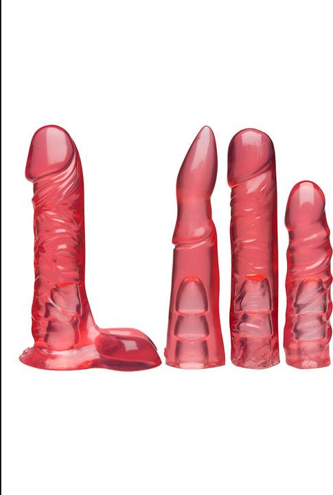 Productafbeelding Doc Johnson Vac-U-Lock - Kristallen Jellies Set