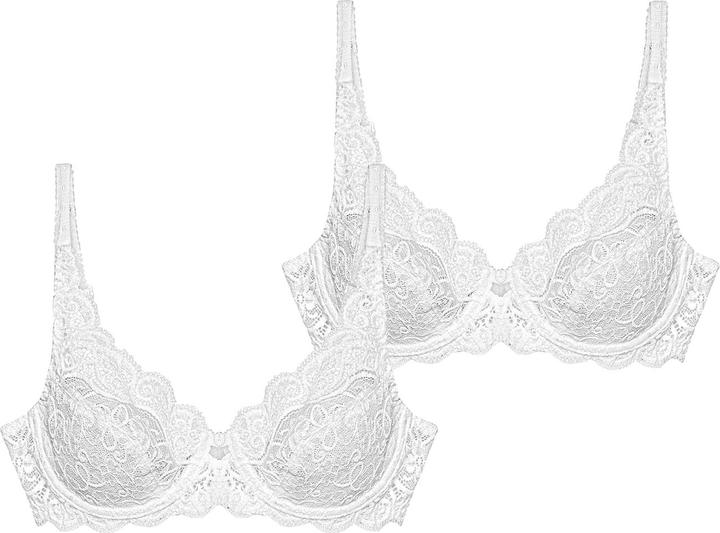 Actual product image Triumph Amourette 300 underwired bra (75 D, pack of 2)