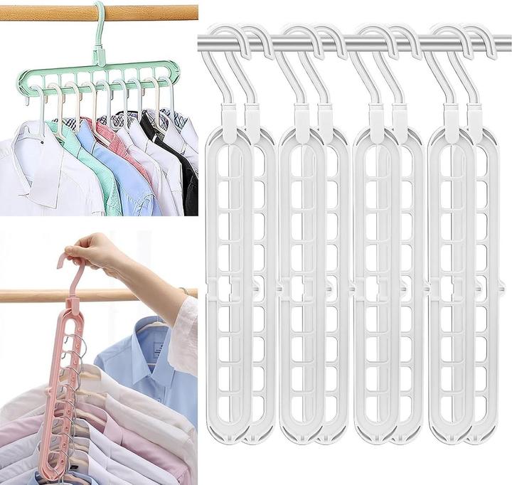 Produktbild König Design Magischer Platzsparend Hosenbügel Kleiderbügel Hosenbügel Mehrfach Hosenbügel (1 x)